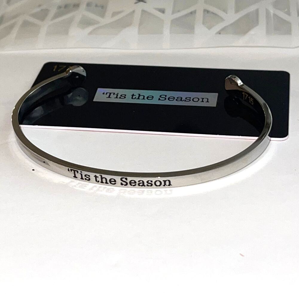 Zox Silver Metlet Bracelet Tis The Season - 2023 Advent Day 8 - Red # 1715